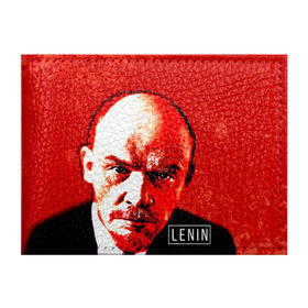 Обложка для студенческого билета с принтом Ленин , натуральная кожа | Размер: 11*8 см; Печать на всей внешней стороне | lenin | ильич | ленин | ретро | ссср | товарищ