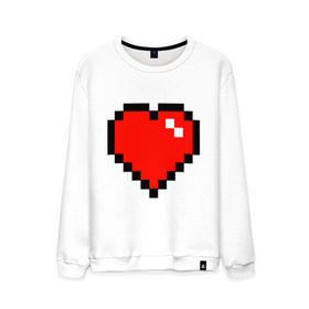 Мужской свитшот хлопок с принтом Minecraft сердце , 100% хлопок |  | minecraft | minecraft сердцесердце | игра | майнкрафт.