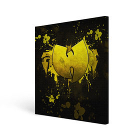 Холст квадратный с принтом Wu-Tang Clan , 100% ПВХ |  | Тематика изображения на принте: хип хоп