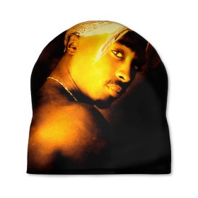 Шапка 3D с принтом 2pac , 100% полиэстер | универсальный размер, печать по всей поверхности изделия | хип хоп