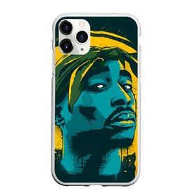 Чехол для iPhone 11 Pro Max матовый с принтом 2pac , Силикон |  | Тематика изображения на принте: хип хоп