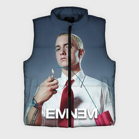 Мужской жилет утепленный 3D с принтом Eminem ,  |  | eminem | music | rap | музыка | реп | эминем