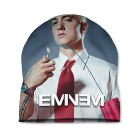 Шапка 3D с принтом Eminem , 100% полиэстер | универсальный размер, печать по всей поверхности изделия | eminem | music | rap | музыка | реп | эминем