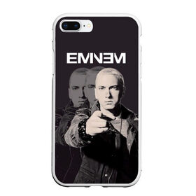 Чехол для iPhone 7Plus/8 Plus матовый с принтом Eminem , Силикон | Область печати: задняя сторона чехла, без боковых панелей | eminem | music | rap | музыка | реп | эминем