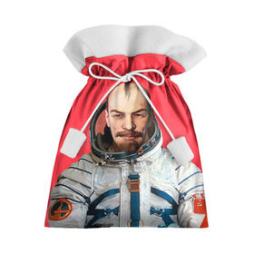 Подарочный 3D мешок с принтом Ленин космонавт , 100% полиэстер | Размер: 29*39 см | lenin | ильич | космонавт | космос | ленин | ретро | ссср | товарищ