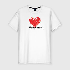 Мужская футболка премиум с принтом Дагестан love , 92% хлопок, 8% лайкра | приталенный силуэт, круглый вырез ворота, длина до линии бедра, короткий рукав | i love | дагестан | мой край | северный кавказ