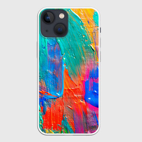 Чехол для iPhone 13 mini с принтом Абстракция красок ,  |  | мазки | масло | яркий