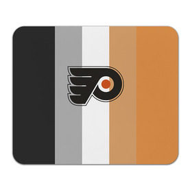 Коврик прямоугольный с принтом Philadelphia Flyers , натуральный каучук | размер 230 х 185 мм; запечатка лицевой стороны | nhl | philadelphia flyers | спорт | хоккей