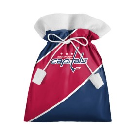 Подарочный 3D мешок с принтом Washington capitals , 100% полиэстер | Размер: 29*39 см | nhl | washington capitals | спорт | хоккей