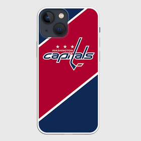 Чехол для iPhone 13 mini с принтом Washington capitals ,  |  | nhl | washington capitals | спорт | хоккей