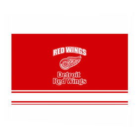 Бумага для упаковки 3D с принтом Detroit red wings , пластик и полированная сталь | круглая форма, металлическое крепление в виде кольца | detroit red wings | nhl | спорт | хоккей