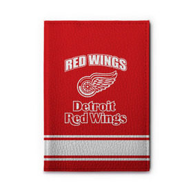 Обложка для автодокументов с принтом Detroit red wings , натуральная кожа |  размер 19,9*13 см; внутри 4 больших “конверта” для документов и один маленький отдел — туда идеально встанут права | Тематика изображения на принте: detroit red wings | nhl | спорт | хоккей