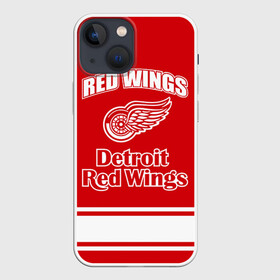 Чехол для iPhone 13 mini с принтом Detroit red wings ,  |  | detroit red wings | nhl | спорт | хоккей