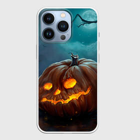 Чехол для iPhone 13 Pro с принтом Тыква ,  |  | Тематика изображения на принте: halloween | праздник | тыква | хэллоуин