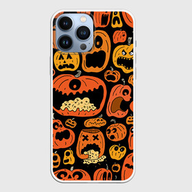 Чехол для iPhone 13 Pro Max с принтом Тыковки ,  |  | Тематика изображения на принте: halloween | праздник | тыква | хэллоуин