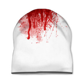 Шапка 3D с принтом Кровь , 100% полиэстер | универсальный размер, печать по всей поверхности изделия | halloween | без головы | кровь | праздник | тыква | хэллоуин