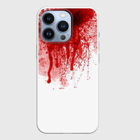 Чехол для iPhone 13 Pro с принтом Кровь ,  |  | Тематика изображения на принте: halloween | без головы | кровь | праздник | тыква | хэллоуин