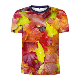 Мужская футболка 3D спортивная с принтом Осень , 100% полиэстер с улучшенными характеристиками | приталенный силуэт, круглая горловина, широкие плечи, сужается к линии бедра | 