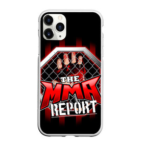 Чехол для iPhone 11 Pro матовый с принтом MMA , Силикон |  | box | boxing | mma | бои без правил | бокс | боксер