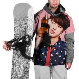 Накидка на куртку 3D с принтом Bts , 100% полиэстер |  | Тематика изображения на принте: bangtan | bangtan boys | bts | bulletproof boy scouts | k pop | kpop | ви | джей хоуп | джин | к поп | корейская попса | кпоп | рэп монстр | чимин | чонгук | шуга