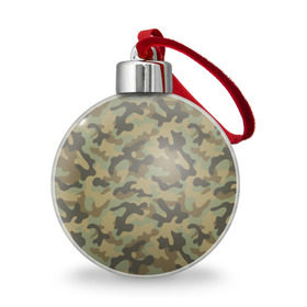 Ёлочный шар с принтом Хаки , Пластик | Диаметр: 77 мм | army | military | армейские | армия | камуфляж | комуфляж