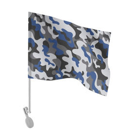 Флаг для автомобиля с принтом Камуфляж , 100% полиэстер | Размер: 30*21 см | army | military | армия