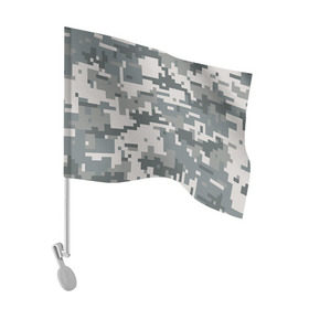 Флаг для автомобиля с принтом Камуфляж , 100% полиэстер | Размер: 30*21 см | army | military | армейские | армия | камуфляж | комуфляж