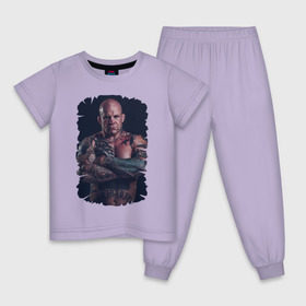 Детская пижама хлопок с принтом Jeff Monson (MMA) , 100% хлопок |  брюки и футболка прямого кроя, без карманов, на брюках мягкая резинка на поясе и по низу штанин
 | ufc