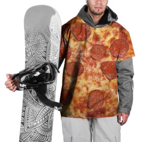 Накидка на куртку 3D с принтом Пицца , 100% полиэстер |  | Тематика изображения на принте: pizza | еда | пицца | фастфуд