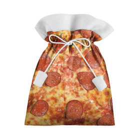 Подарочный 3D мешок с принтом Пицца , 100% полиэстер | Размер: 29*39 см | Тематика изображения на принте: pizza | еда | пицца | фастфуд