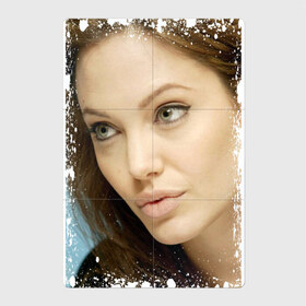Магнитный плакат 2Х3 с принтом Анджелина Джоли (retro style) , Полимерный материал с магнитным слоем | 6 деталей размером 9*9 см | Тематика изображения на принте: angelina jolie | hollywood | анджелина джоли | голливуд | кинозвезда | ретро | старина