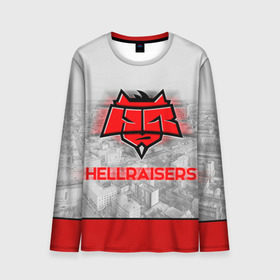 Мужской лонгслив 3D с принтом Hellraisers , 100% полиэстер | длинные рукава, круглый вырез горловины, полуприлегающий силуэт | cs | csgo | cybersportteam | hell | hellraisers | ксго | хэлрайзис