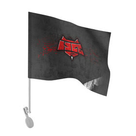 Флаг для автомобиля с принтом Hellraisers , 100% полиэстер | Размер: 30*21 см | cs | csgo | cybersportteam | hell | hellraisers | ксго | хэлрайзис