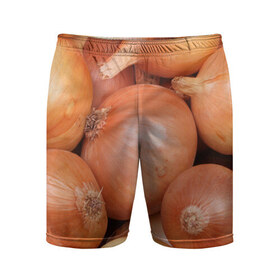 Мужские шорты 3D спортивные с принтом Лук-лучок ,  |  | золотая | лук | луковица | лучок | опарин | ургант | эхлуклучок