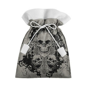 Подарочный 3D мешок с принтом Skulls , 100% полиэстер | Размер: 29*39 см | Тематика изображения на принте: skull | skulls | череп | черепа