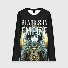 Мужской лонгслив 3D с принтом Black Sun Empire , 100% полиэстер | длинные рукава, круглый вырез горловины, полуприлегающий силуэт | empire