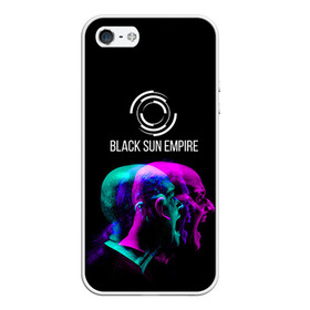 Чехол для iPhone 5/5S матовый с принтом Black Sun Empire , Силикон | Область печати: задняя сторона чехла, без боковых панелей | empire