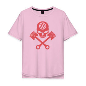 Мужская футболка хлопок Oversize с принтом Volkswagen , 100% хлопок | свободный крой, круглый ворот, “спинка” длиннее передней части | vw volkswagen фольксваген