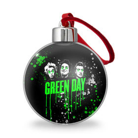 Ёлочный шар с принтом Green Day , Пластик | Диаметр: 77 мм | Тематика изображения на принте: green day | rock | грин дей | рок