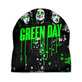 Шапка 3D с принтом Green Day , 100% полиэстер | универсальный размер, печать по всей поверхности изделия | green day | rock | грин дей | рок