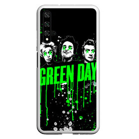 Чехол для Honor 20 с принтом Green Day , Силикон | Область печати: задняя сторона чехла, без боковых панелей | green day | rock | грин дей | рок