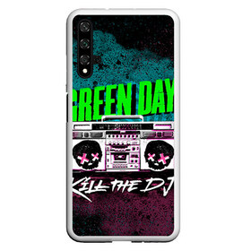 Чехол для Honor 20 с принтом Green Day , Силикон | Область печати: задняя сторона чехла, без боковых панелей | green day | rock | грин дей | рок