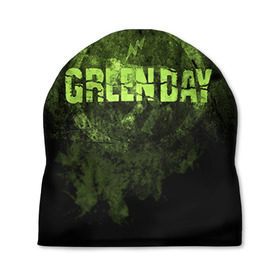 Шапка 3D с принтом Green Day , 100% полиэстер | универсальный размер, печать по всей поверхности изделия | Тематика изображения на принте: green day | rock | грин дей | рок
