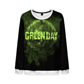 Мужской свитшот 3D с принтом Green Day , 100% полиэстер с мягким внутренним слоем | круглый вырез горловины, мягкая резинка на манжетах и поясе, свободная посадка по фигуре | green day | rock | грин дей | рок