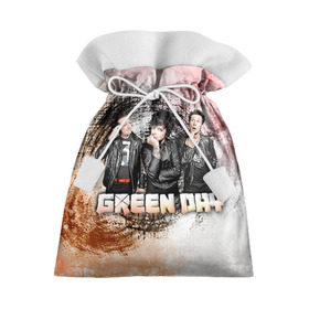 Подарочный 3D мешок с принтом Green Day , 100% полиэстер | Размер: 29*39 см | Тематика изображения на принте: green day | rock | грин дей | рок