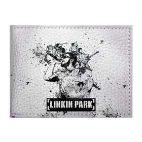 Обложка для студенческого билета с принтом Linkin Park , натуральная кожа | Размер: 11*8 см; Печать на всей внешней стороне | linkin park | rock | линкин парк | рок