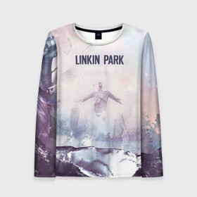 Женский лонгслив 3D с принтом Linkin Park , 100% полиэстер | длинные рукава, круглый вырез горловины, полуприлегающий силуэт | linkin park | rock | линкин парк | рок