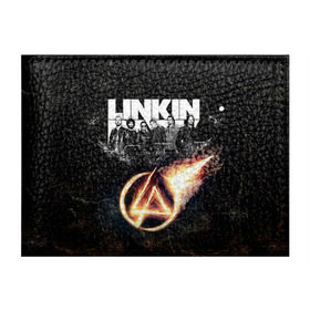 Обложка для студенческого билета с принтом Linkin Park , натуральная кожа | Размер: 11*8 см; Печать на всей внешней стороне | Тематика изображения на принте: linkin park | rock | линкин парк | рок