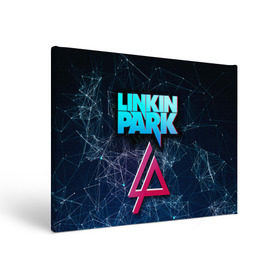 Холст прямоугольный с принтом Linkin Park , 100% ПВХ |  | linkin park | rock | линкин парк | рок