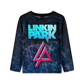 Детский лонгслив 3D с принтом Linkin Park , 100% полиэстер | длинные рукава, круглый вырез горловины, полуприлегающий силуэт
 | linkin park | rock | линкин парк | рок
